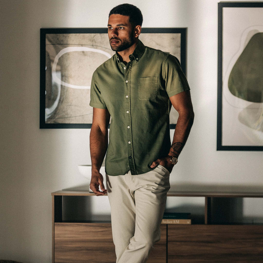 Cactus Oxford Short Sleeve Jack U357385