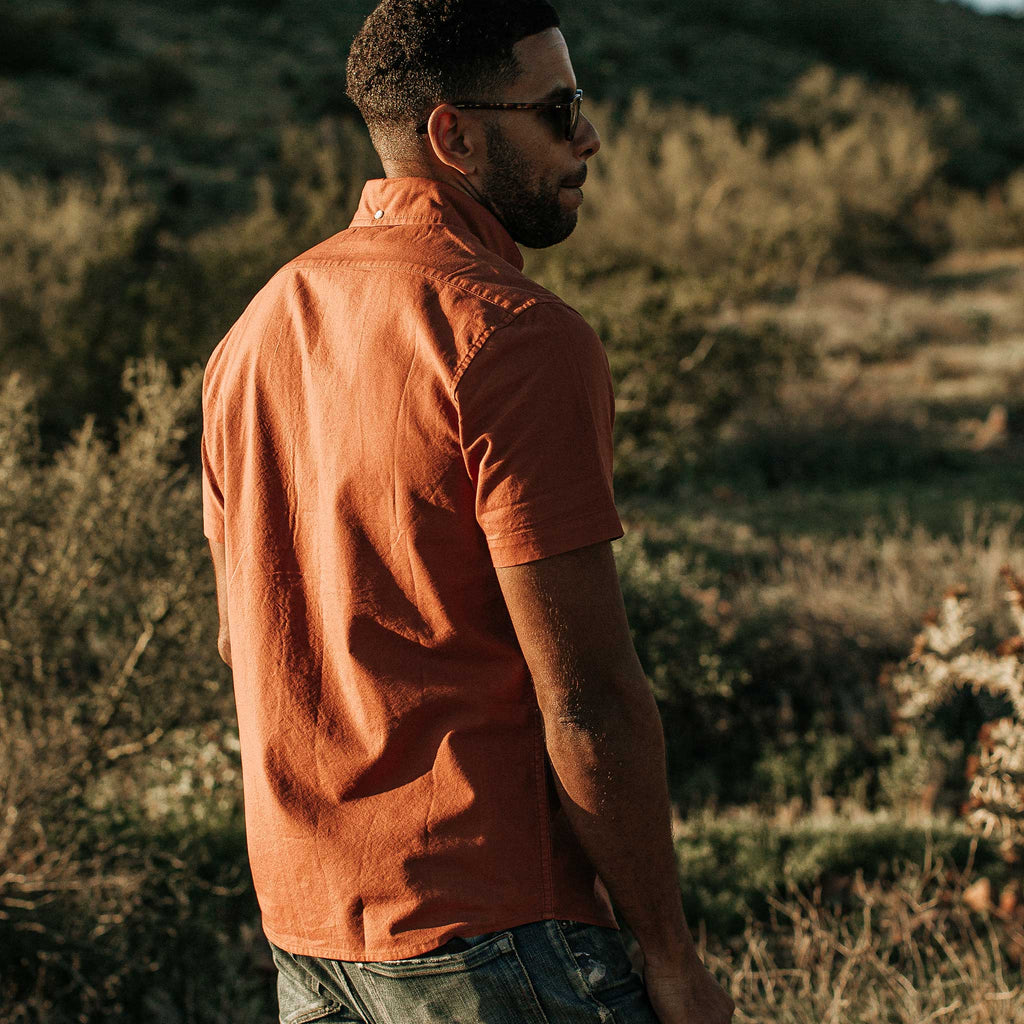 Terracotta Oxford Short Sleeve Jacket S67702