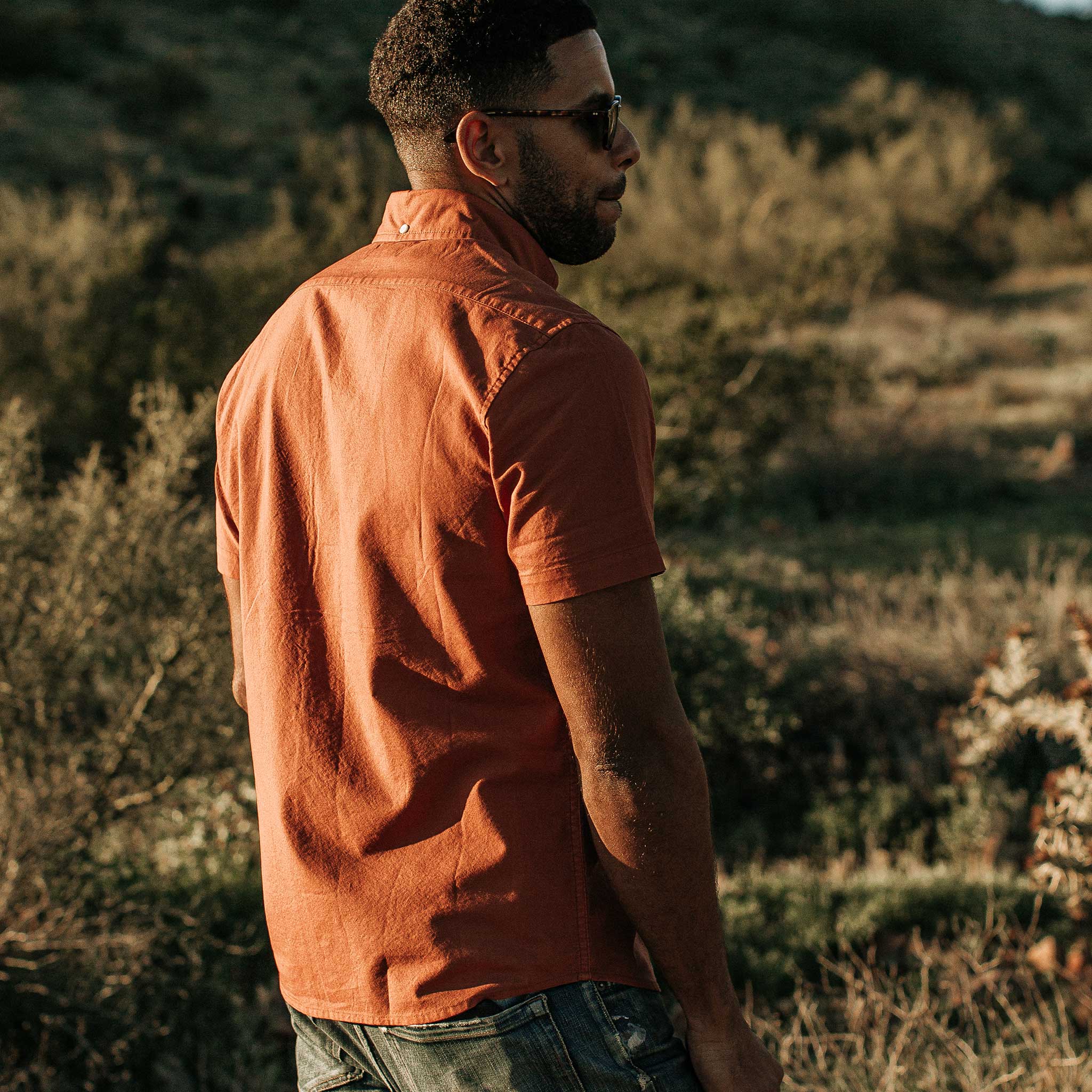 Terracotta Oxford Short Sleeve Jacket S67702