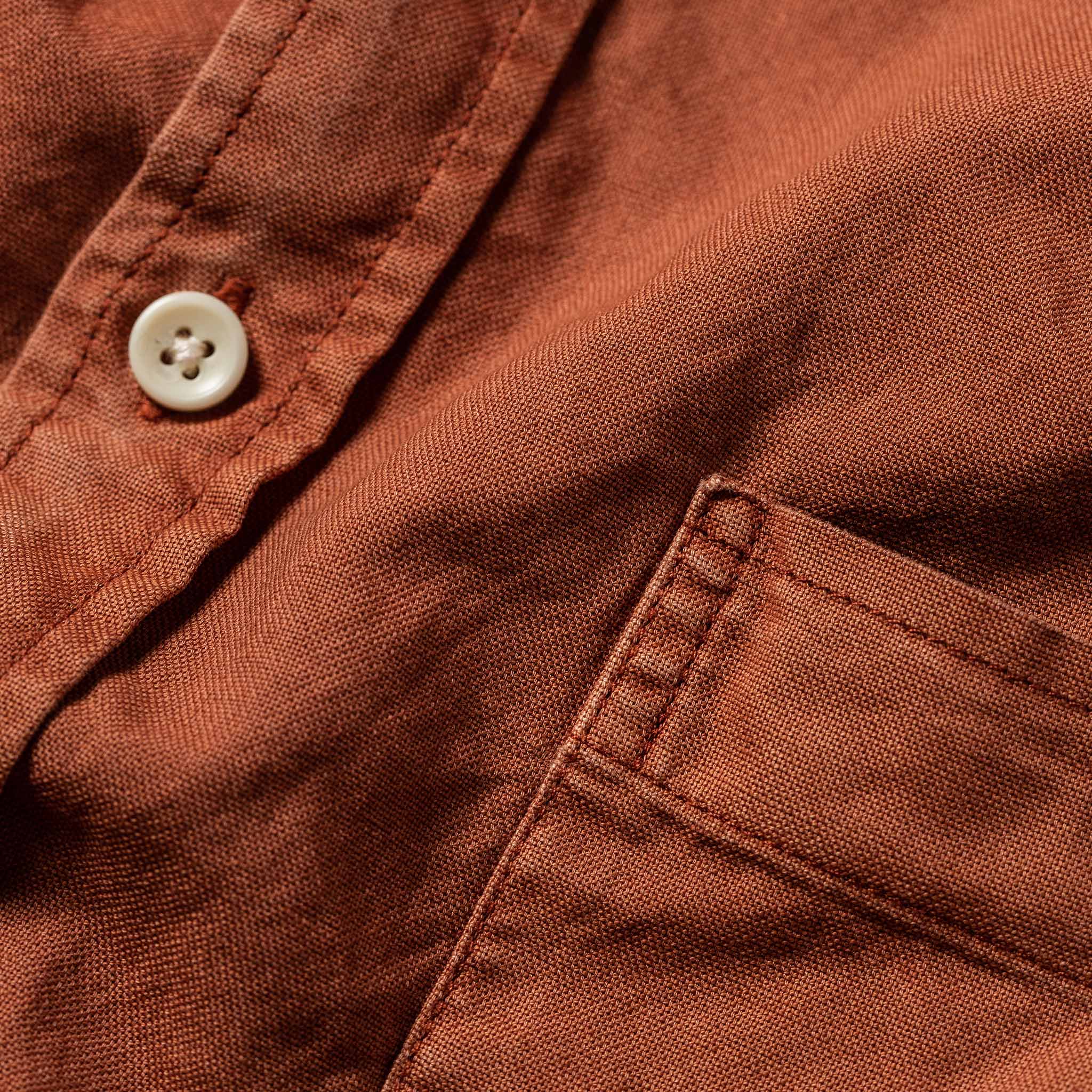 Terracotta Oxford Short Sleeve Jacket S67702