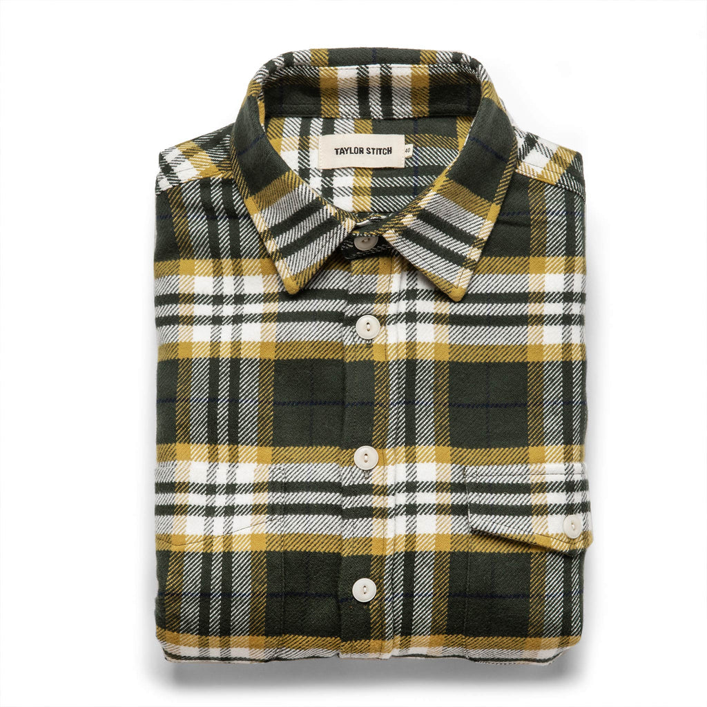 Green Plaid Shirt J934