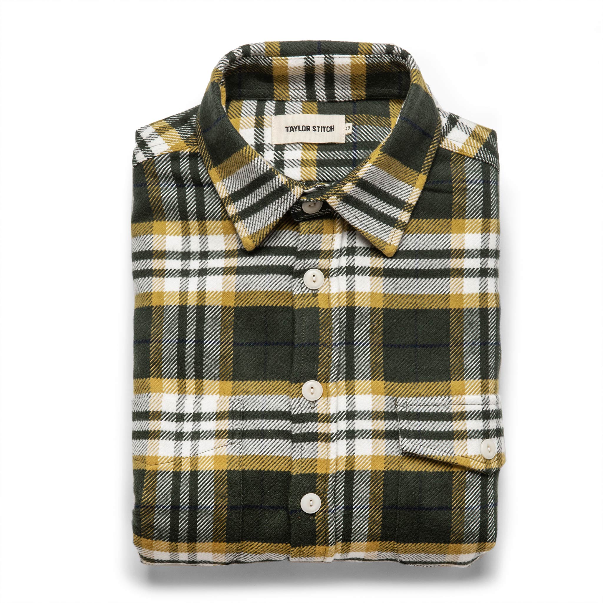 Green Plaid Shirt J934