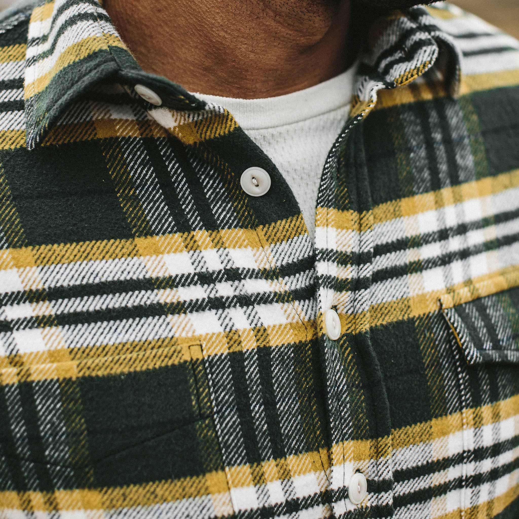 Green Plaid Shirt J934