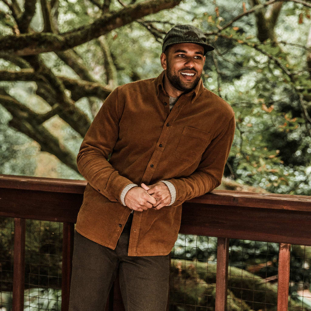 Cinnamon Corduroy Jacket J4012