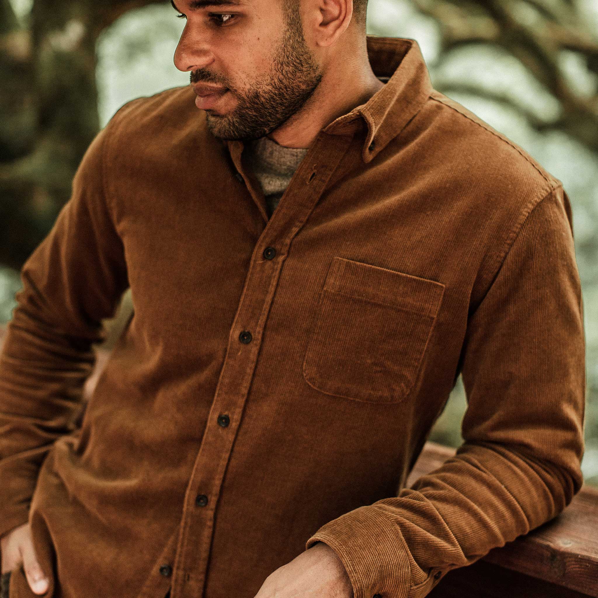 Cinnamon Corduroy Jacket J4012