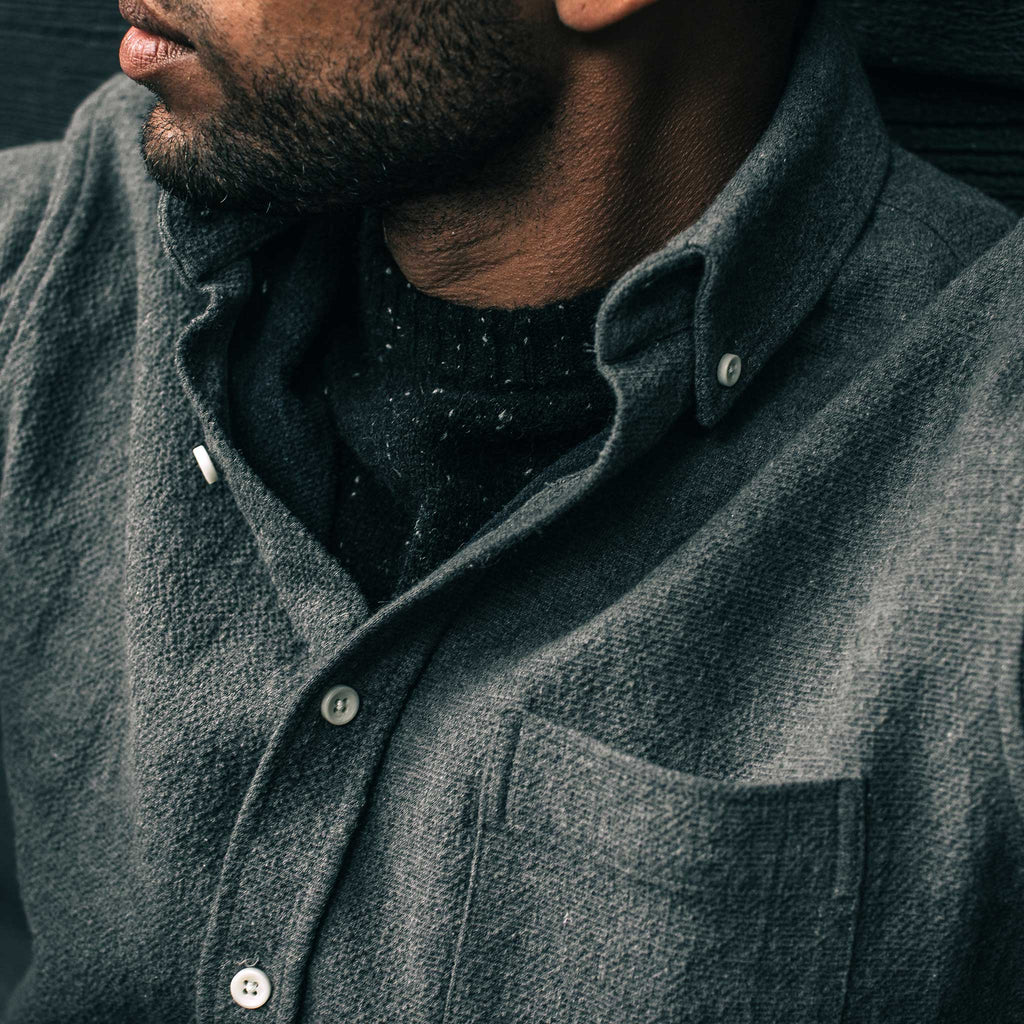 The Jack in Charcoal Double Cloth
