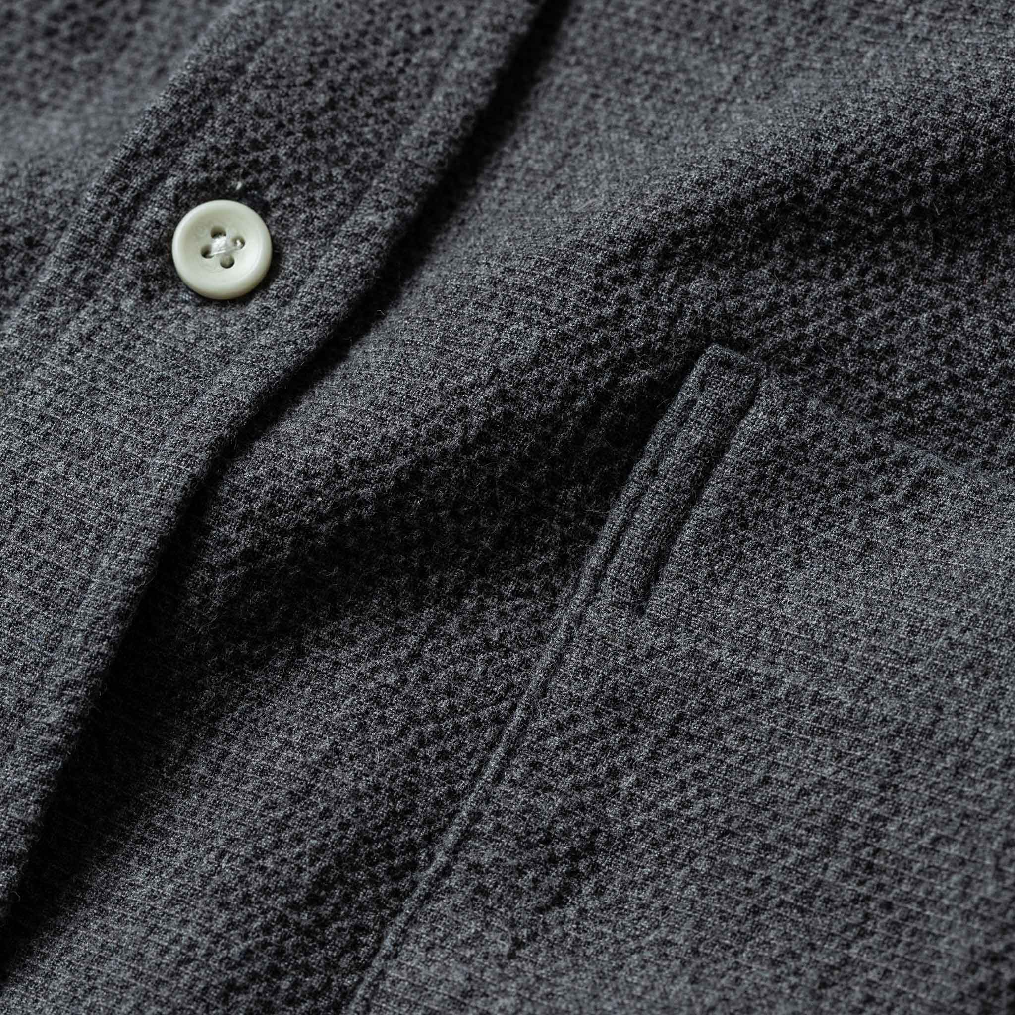 The Jack in Charcoal Double Cloth