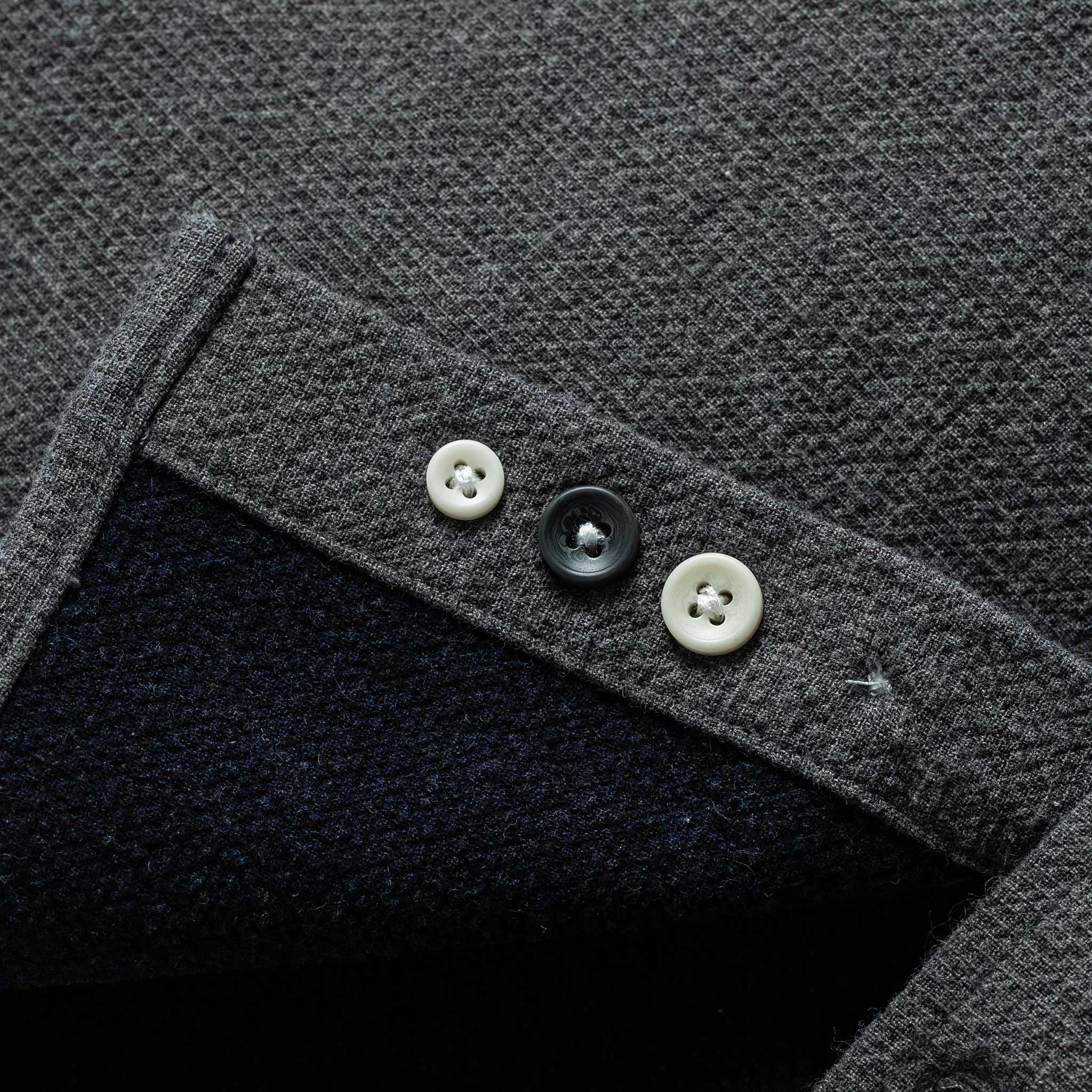 The Jack in Charcoal Double Cloth