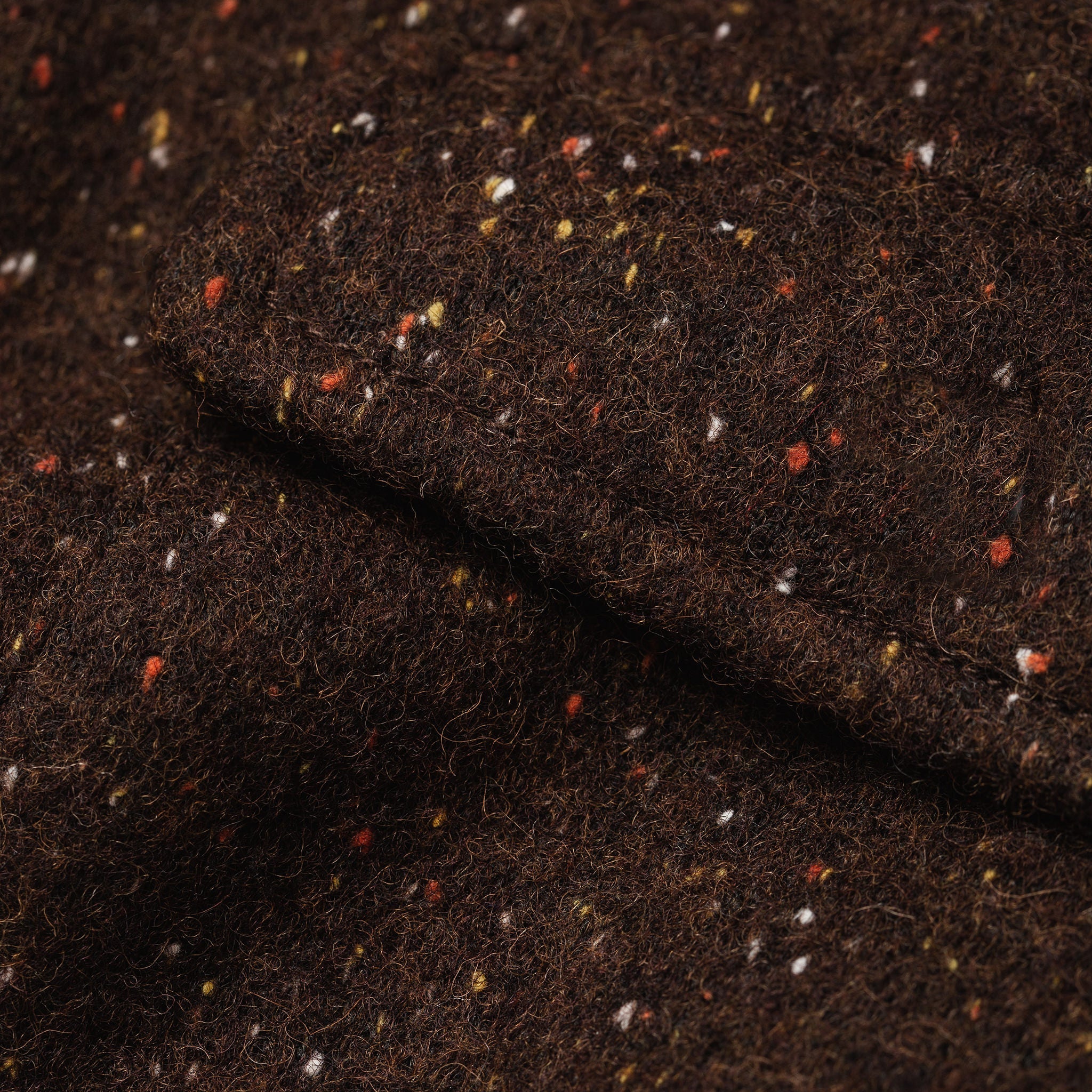 The Leeward Shirt in Chocolate Donegal