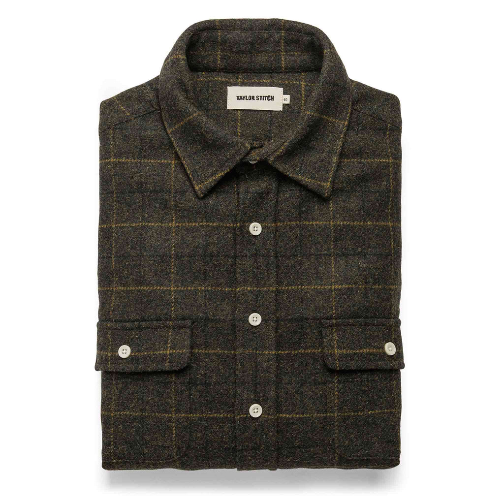 The Leeward Shirt in Olive Plaid