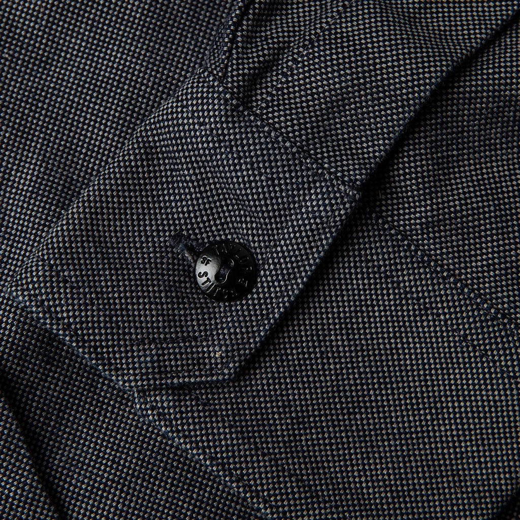 The Utility Shirt in Indigo Crosshatch