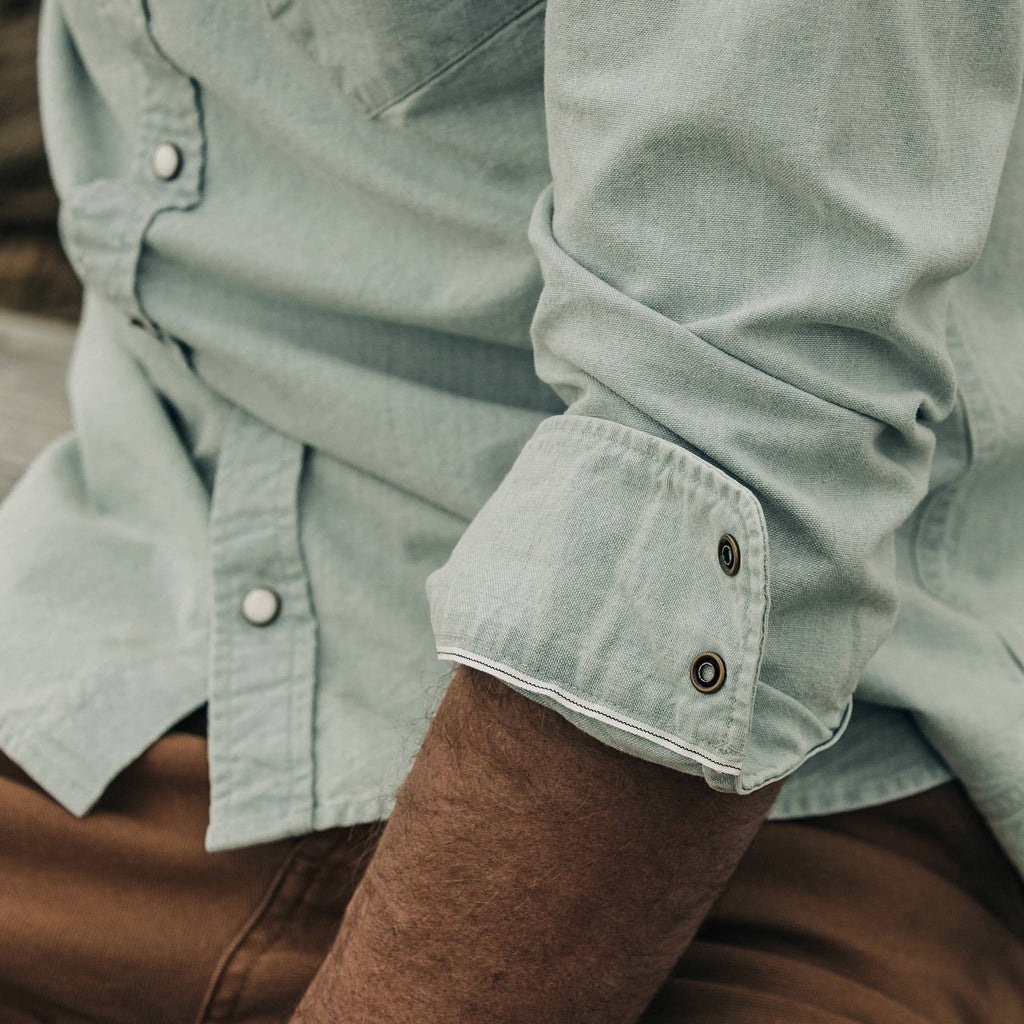 The Western Shirt in Washed Selvage Chambray