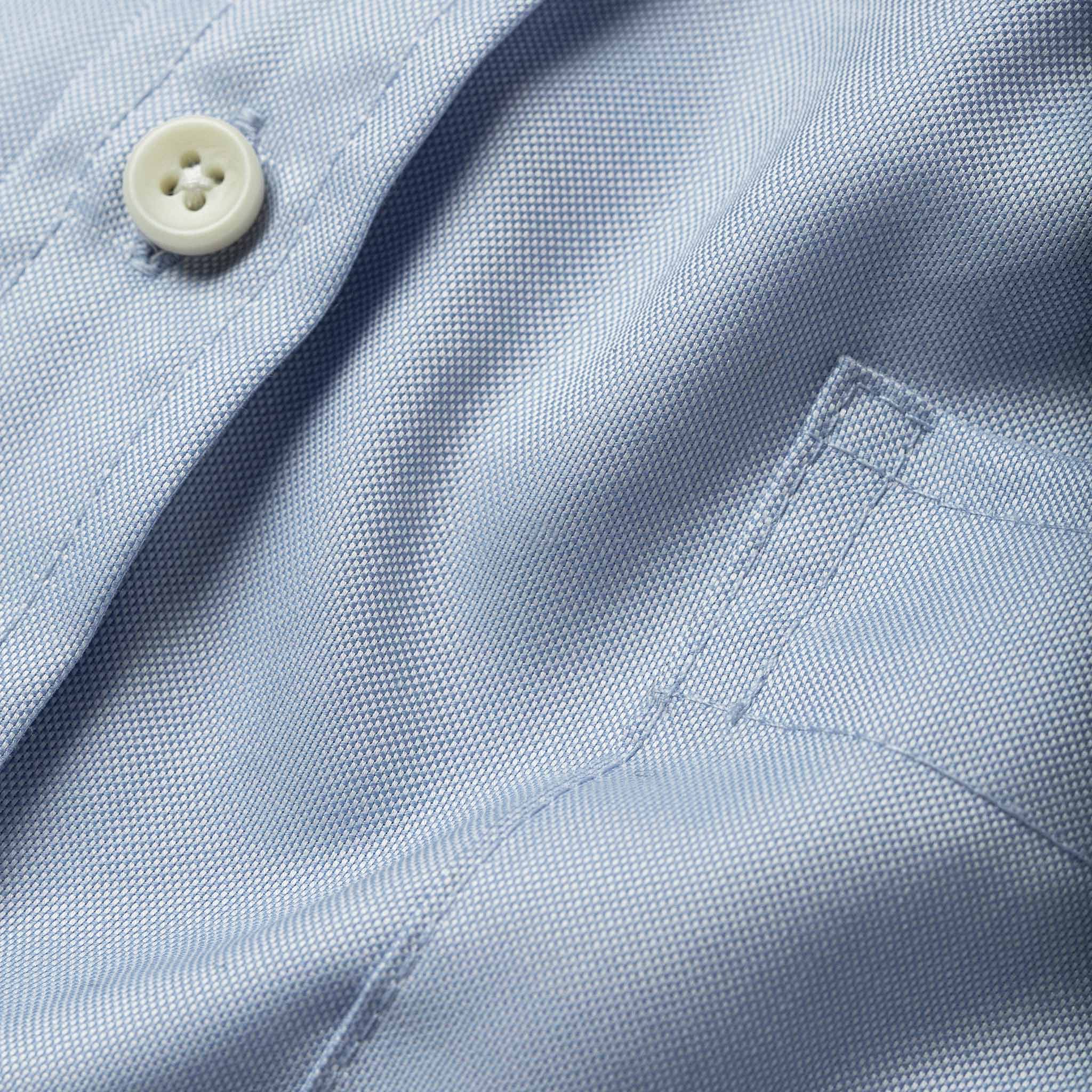 Washed Blue Oxford Short Sleeve Jack M883