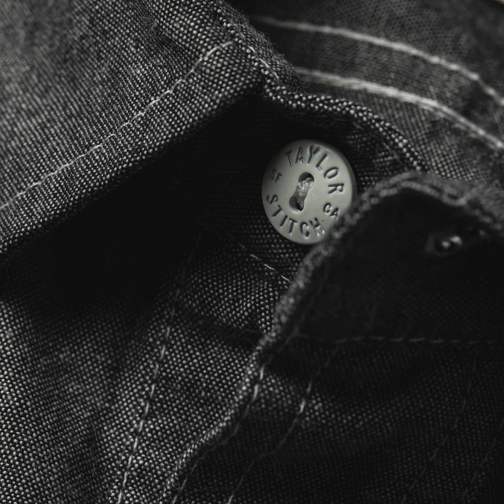 Charcoal Chambray Short Sleeve Popover W5560