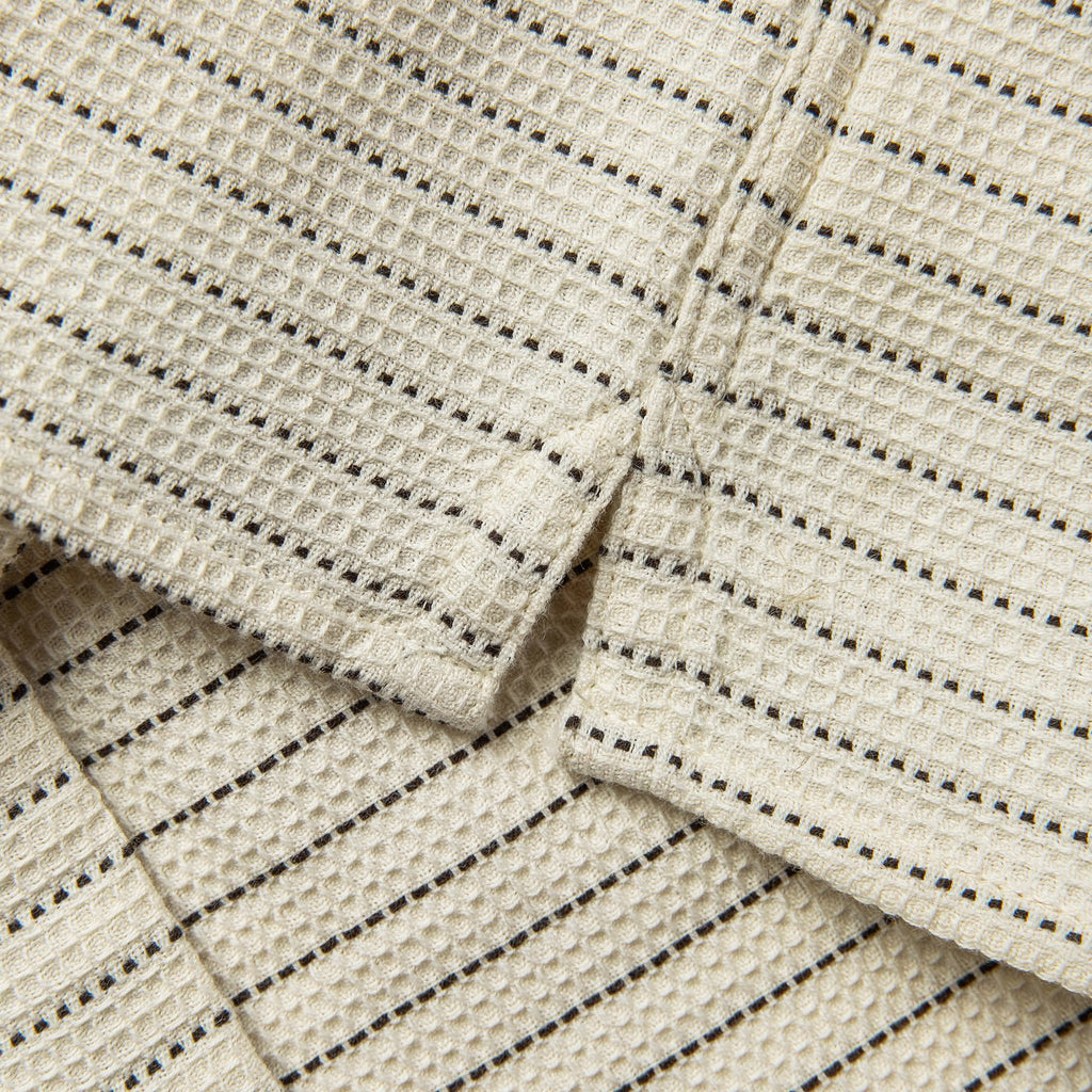 Natural Pickstitch Waffle Short Sleeve Shirt R742764