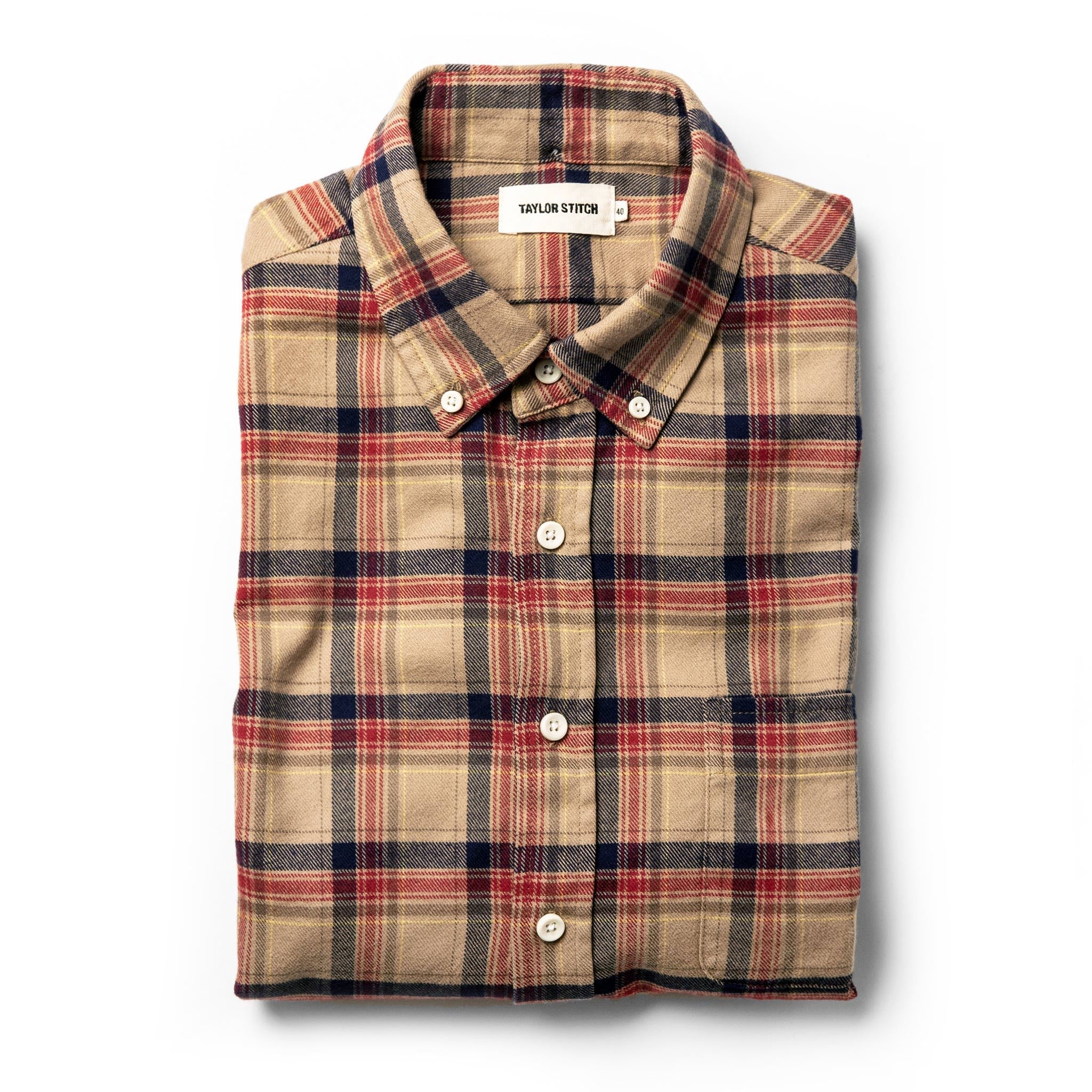 The Jack in Brushed Khaki Plaid