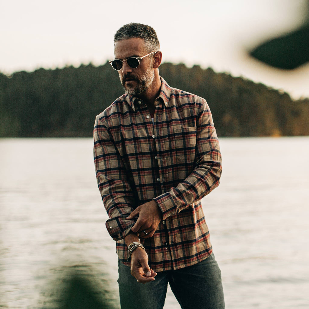 The Jack in Brushed Khaki Plaid