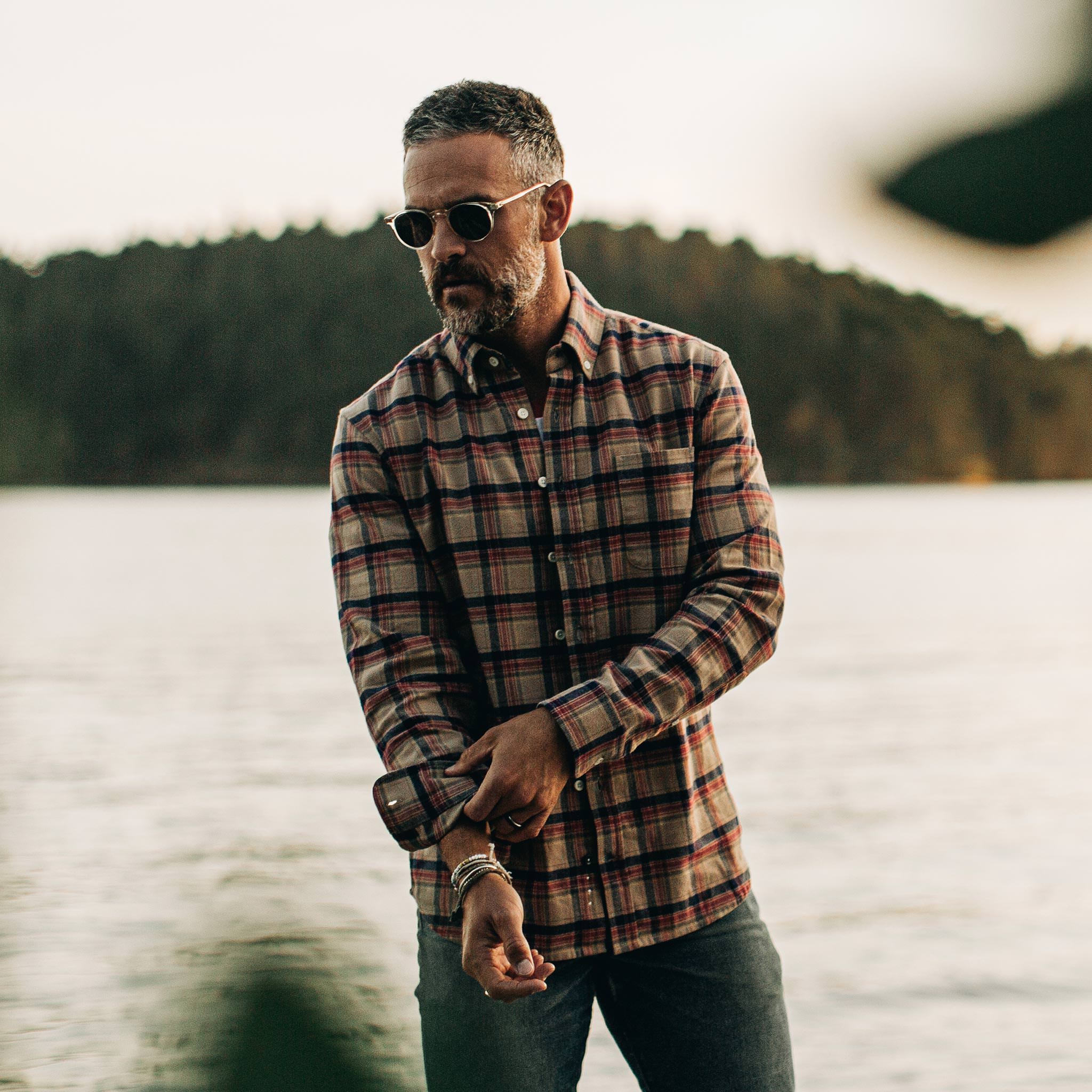 The Jack in Brushed Khaki Plaid