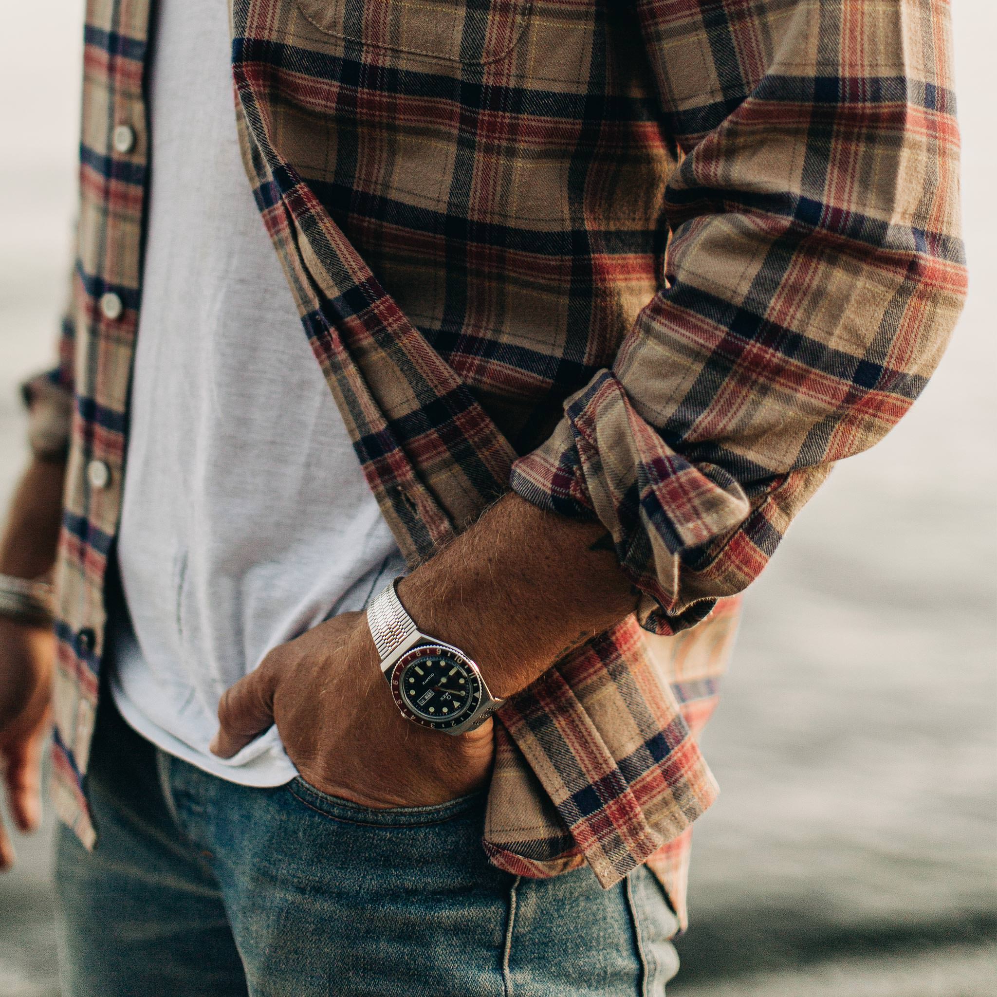 The Jack in Brushed Khaki Plaid