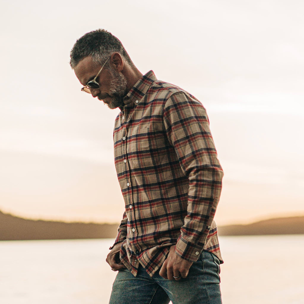 The Jack in Brushed Khaki Plaid