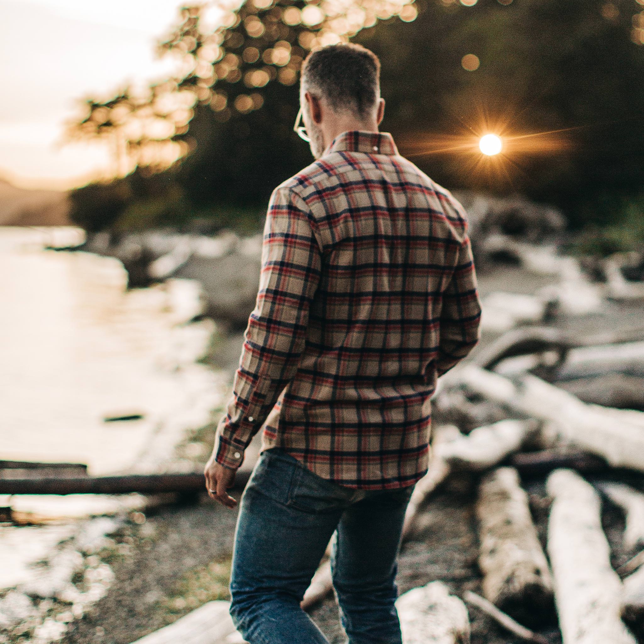 The Jack in Brushed Khaki Plaid