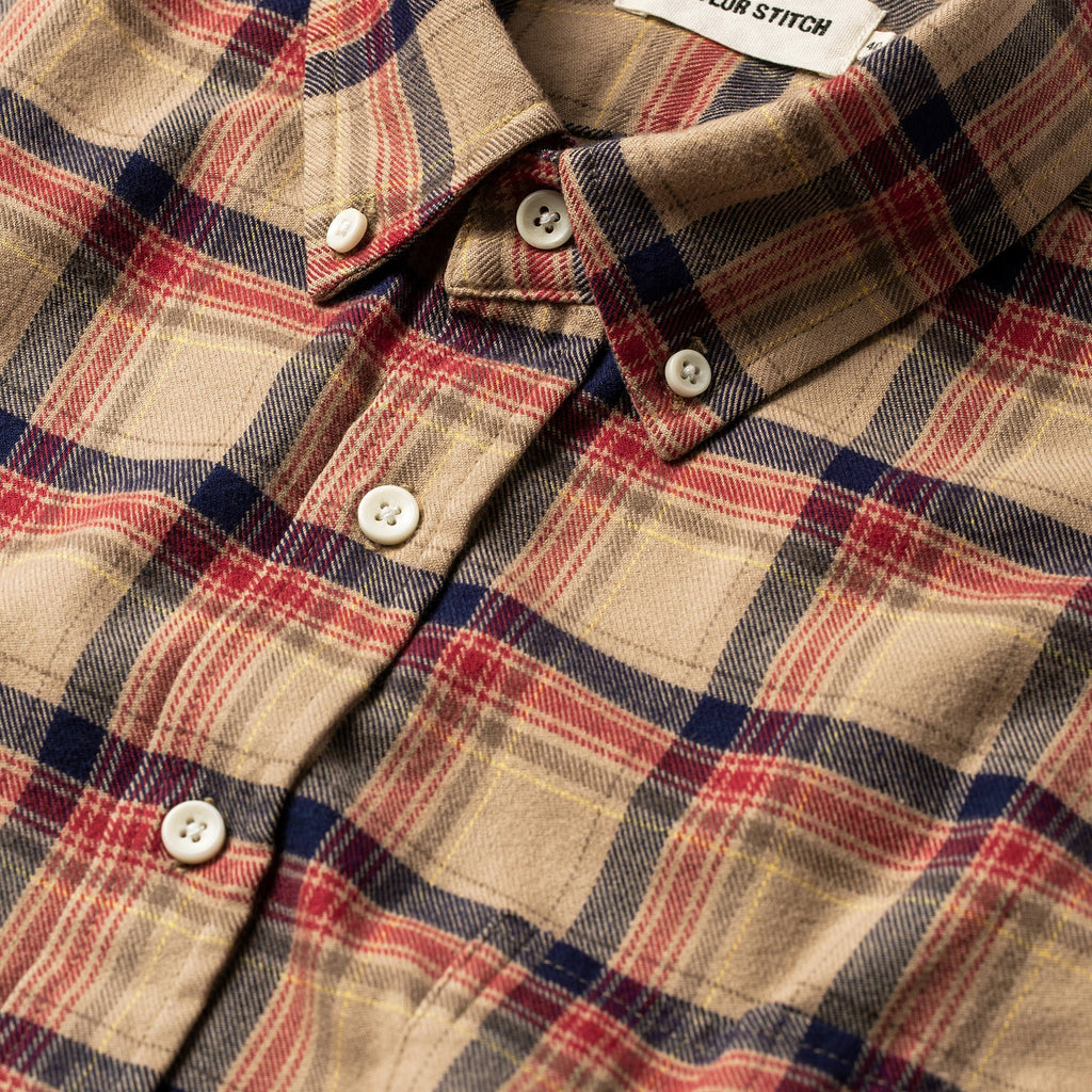 The Jack in Brushed Khaki Plaid