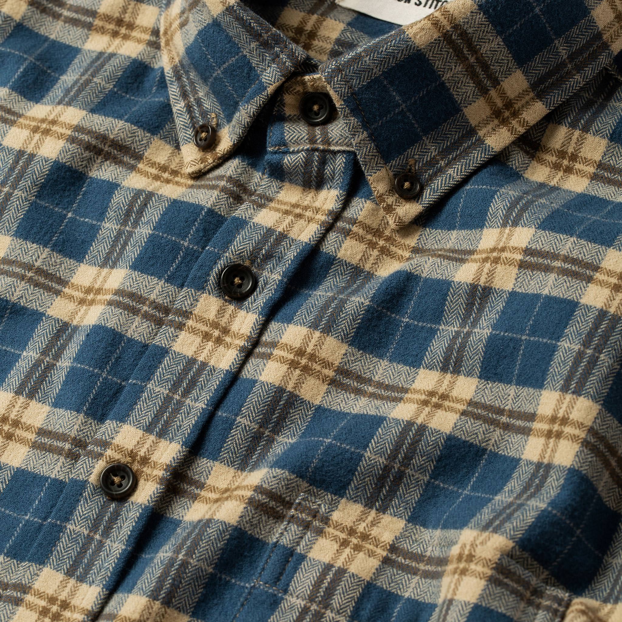 The Jack in Brushed Navy Plaid