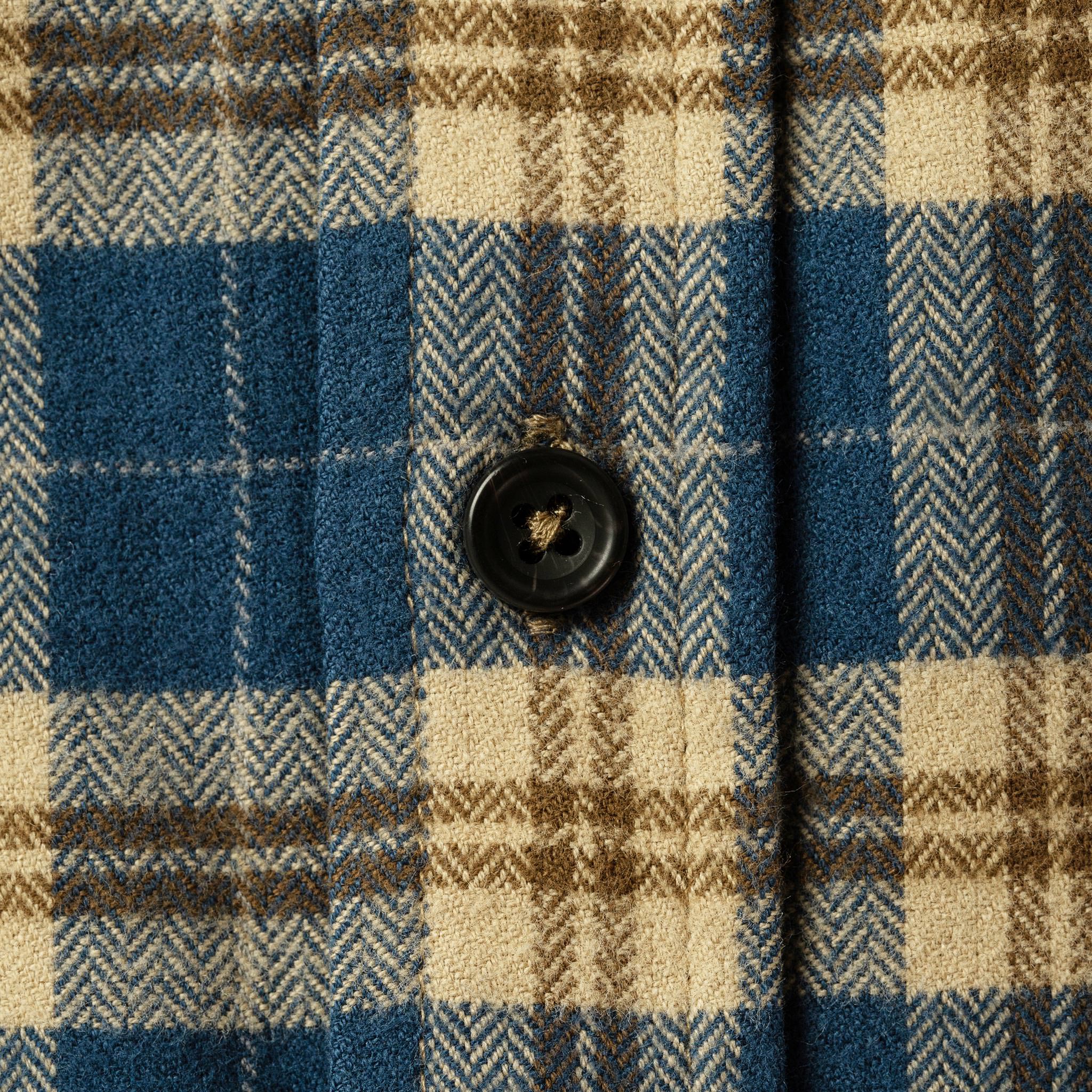 The Jack in Brushed Navy Plaid