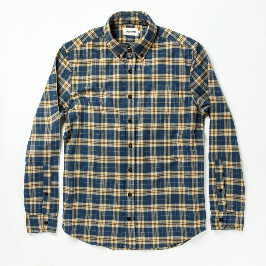 The Jack in Brushed Navy Plaid