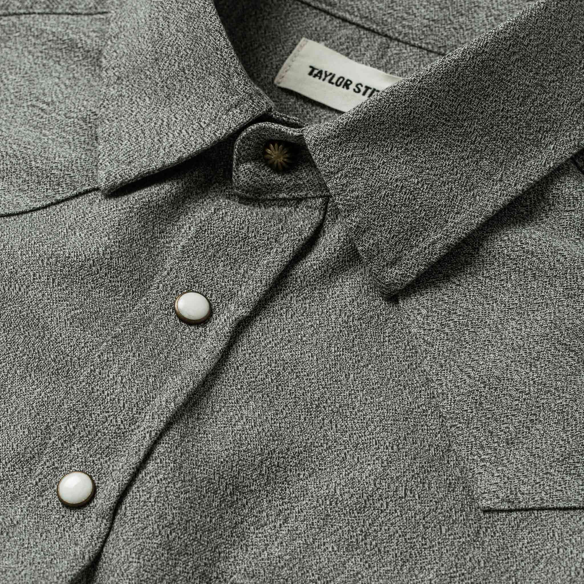 The Western Shirt in Olive Melange