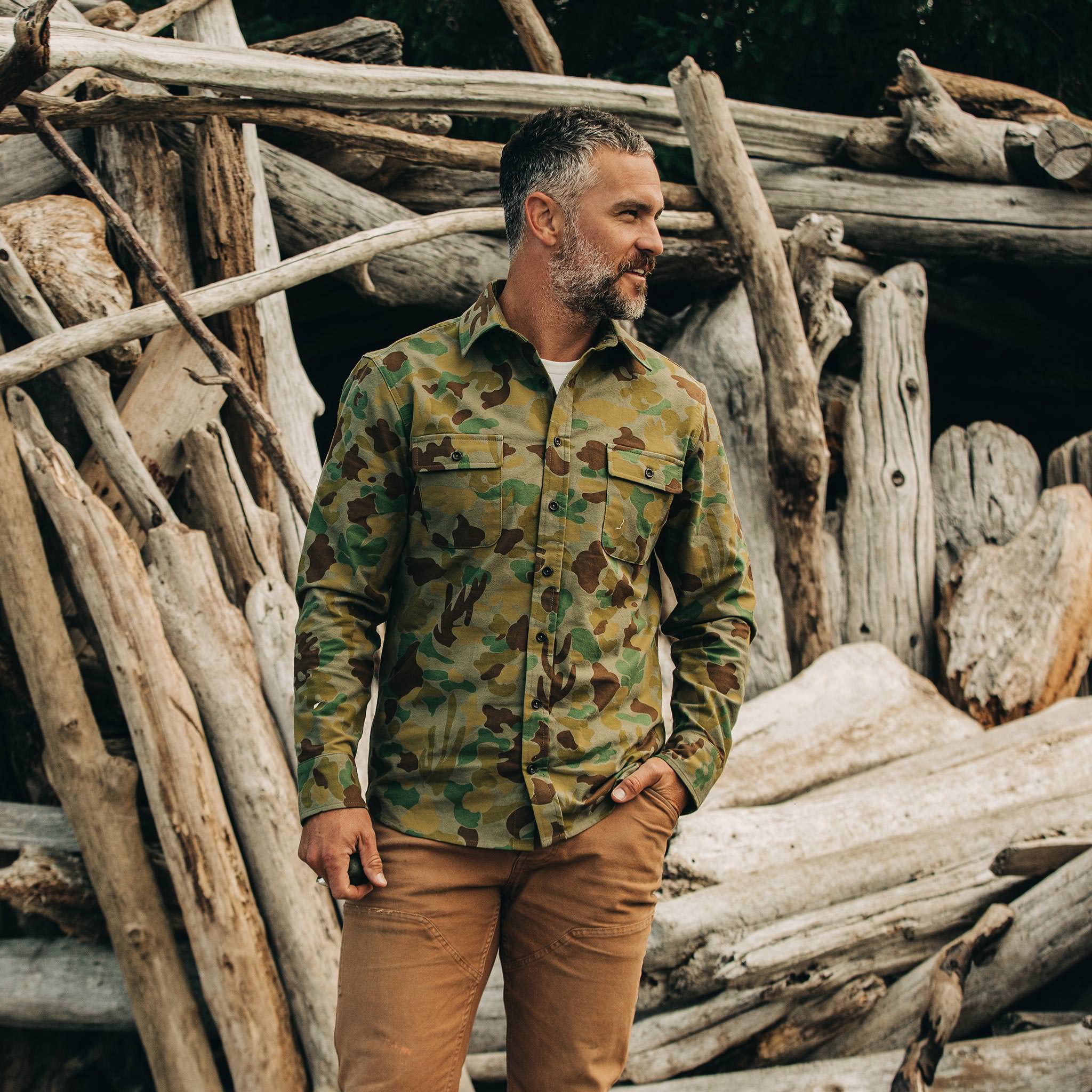 The Yosemite Shirt in Arid Camo