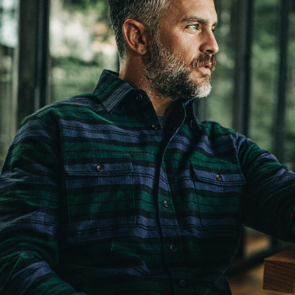 The Yosemite Shirt in Blackwatch Plaid