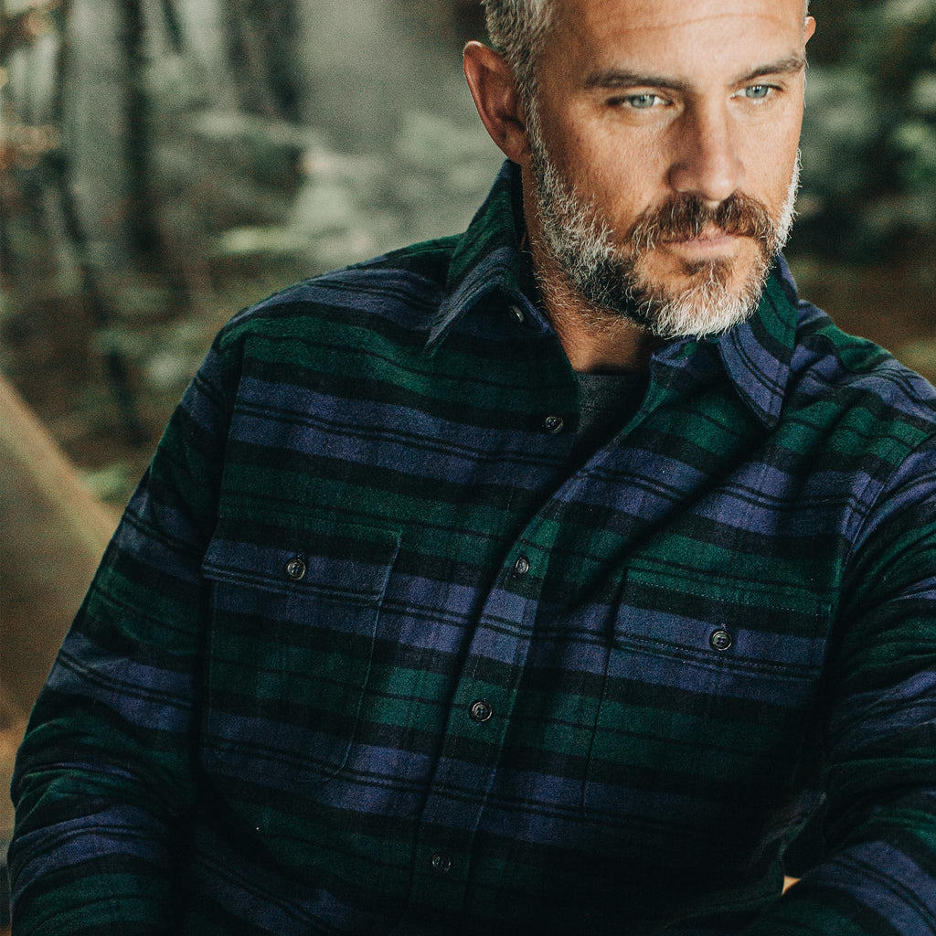 The Yosemite Shirt in Blackwatch Plaid