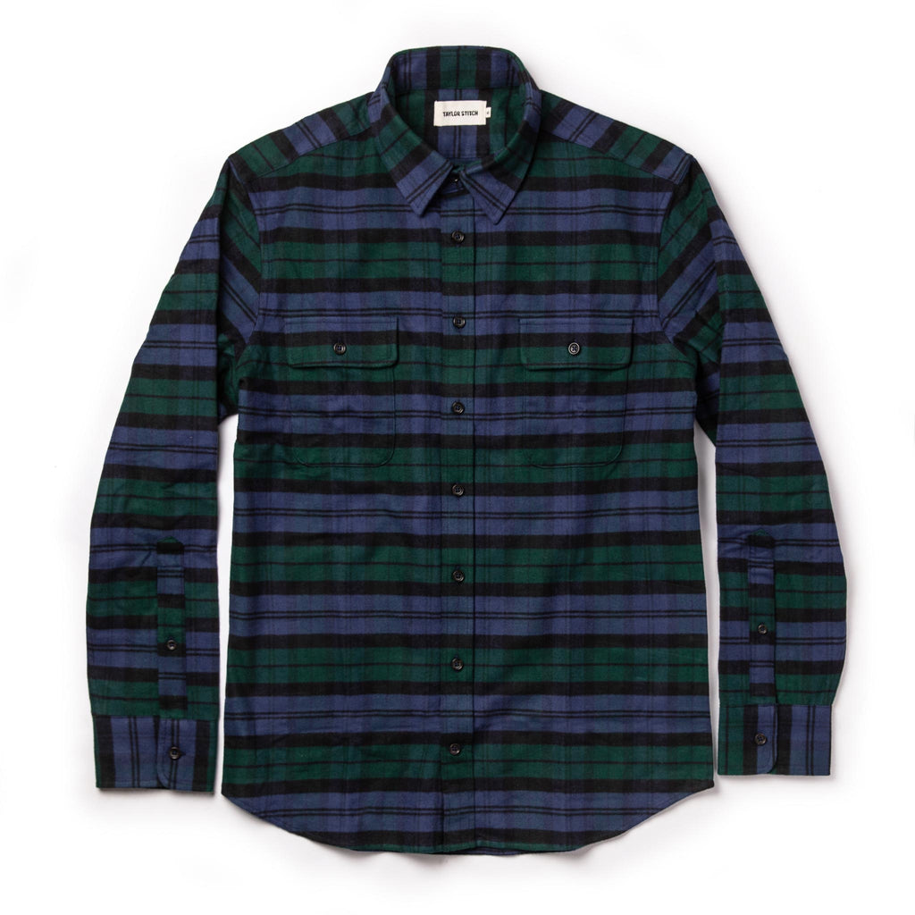 The Yosemite Shirt in Blackwatch Plaid