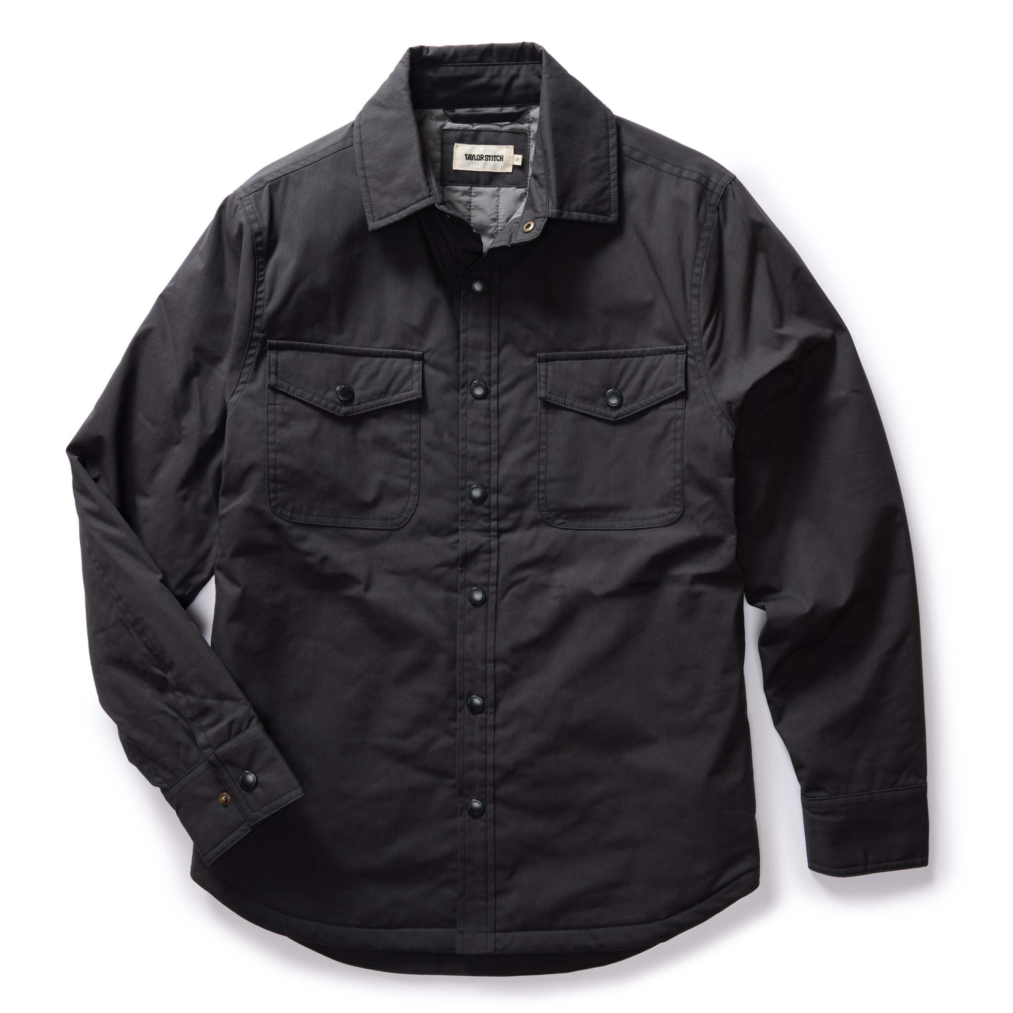 Maritime Shirt Jacket in Coal Q73501