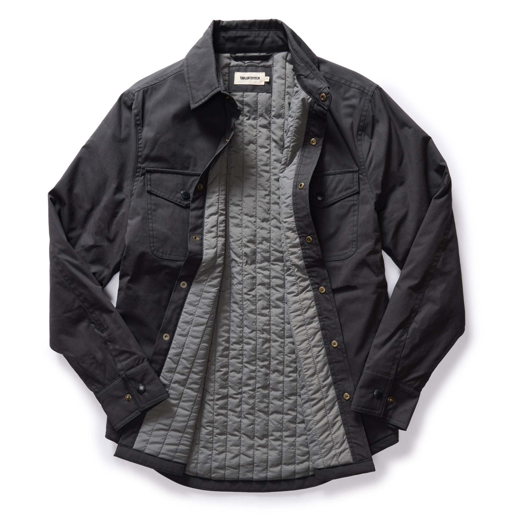 Maritime Shirt Jacket in Coal Q73501