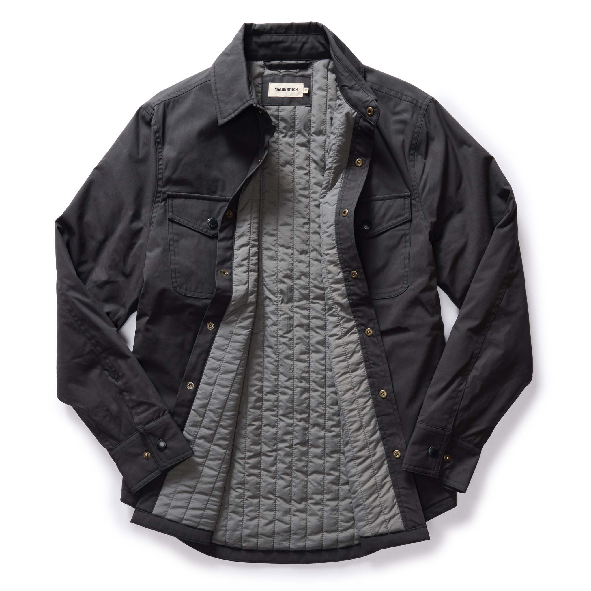 Maritime Shirt Jacket in Coal Q73501