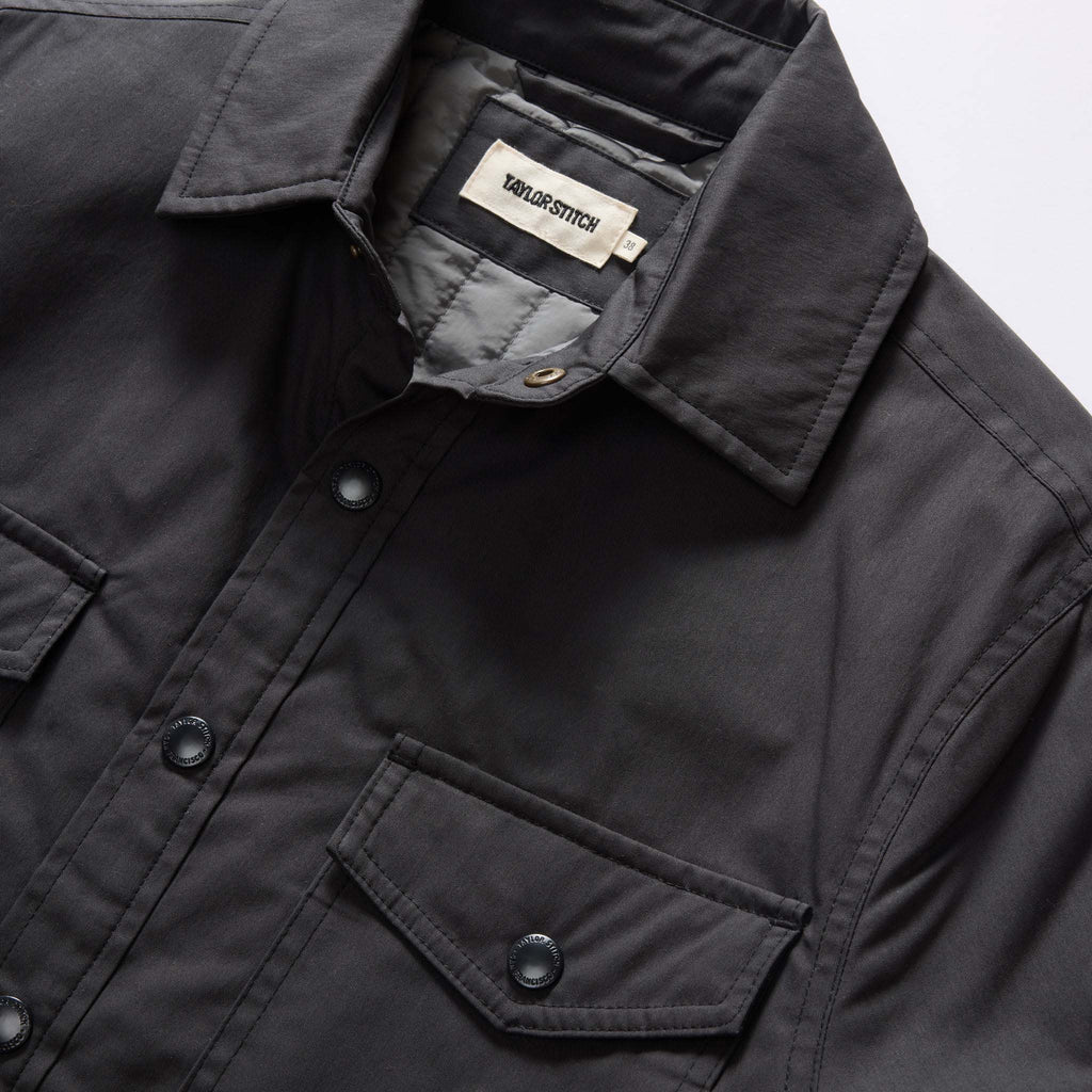 Maritime Shirt Jacket in Coal Q73501