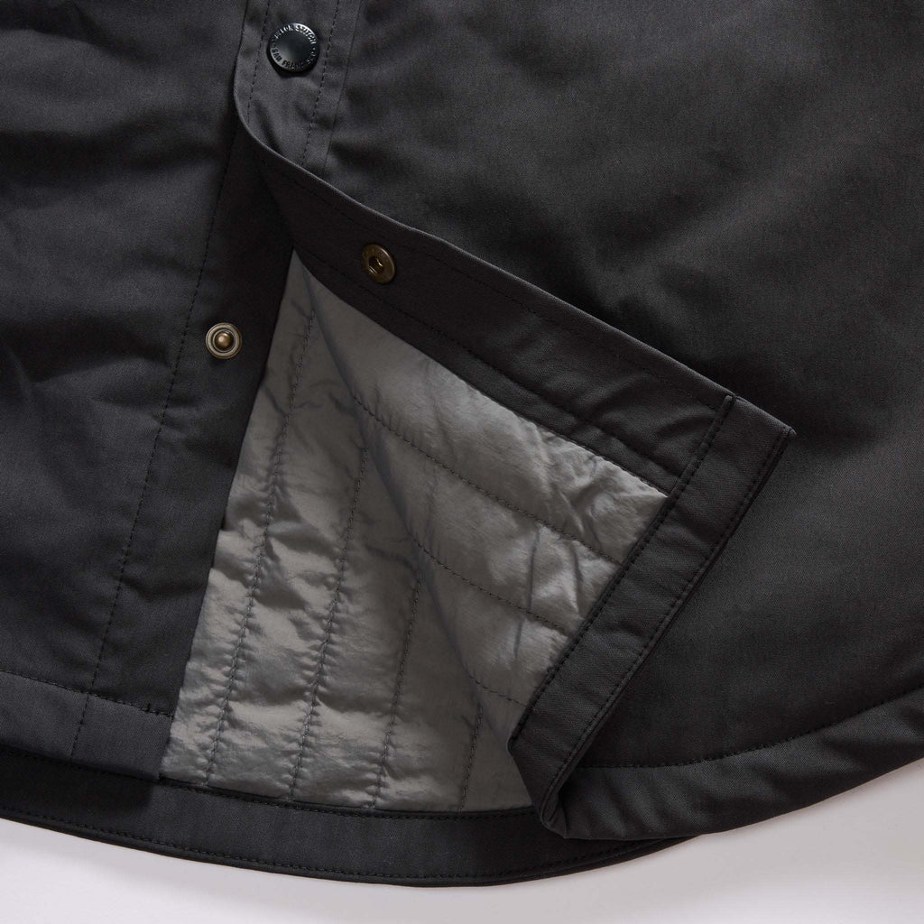 Maritime Shirt Jacket in Coal Q73501