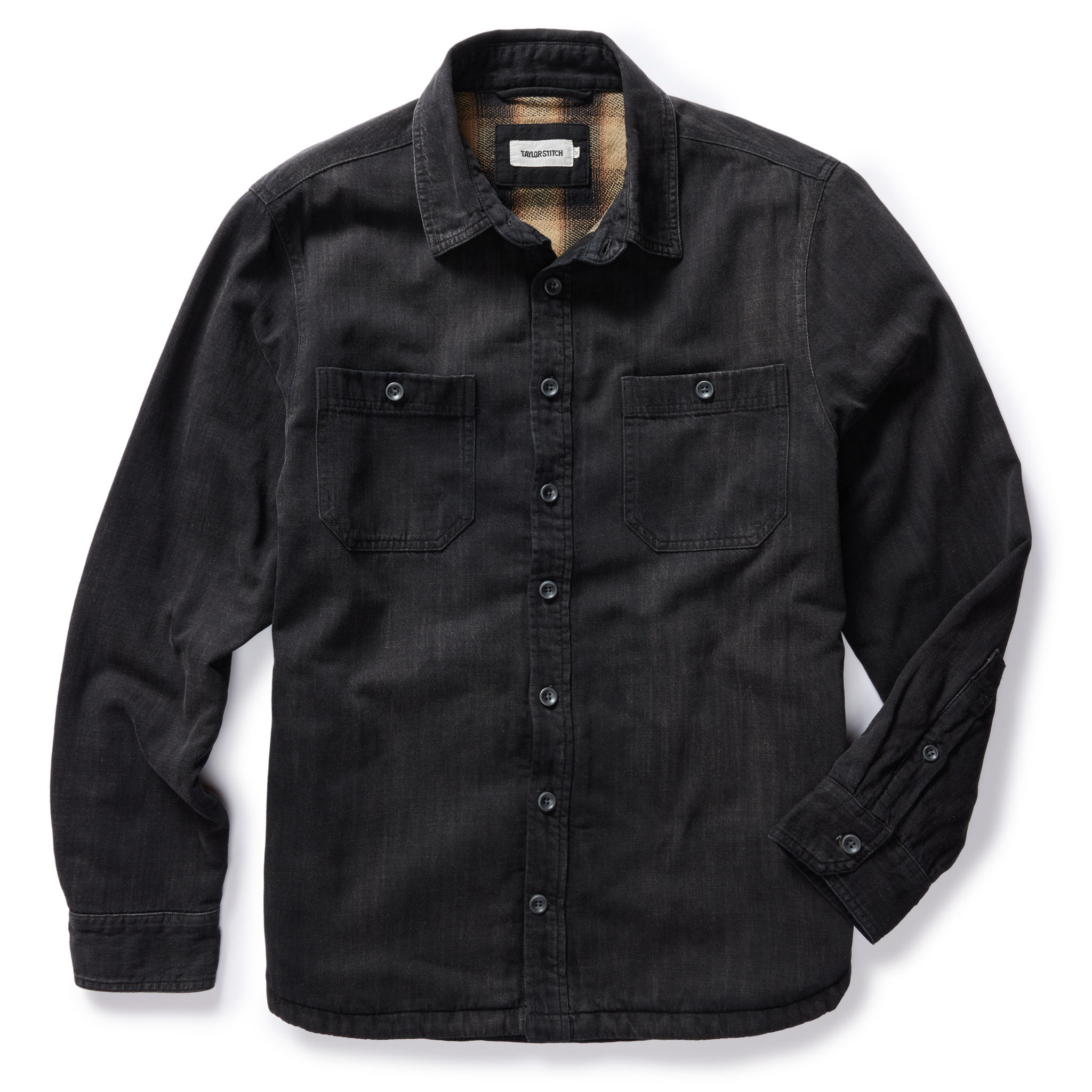 Washed Black Denim Utility Shirt M93970