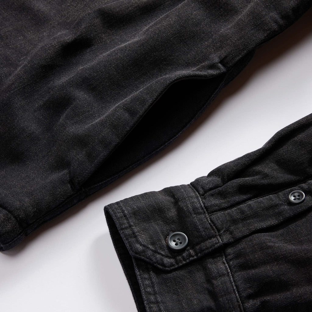 Washed Black Denim Utility Shirt M93970