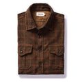 Dark Roast Plaid Cord Shirt A5762