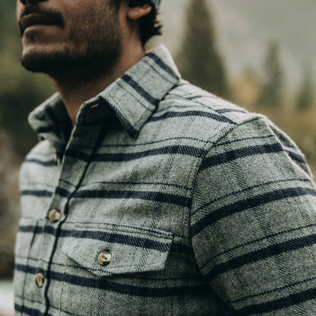 Ash Plaid Crater Shirt C425