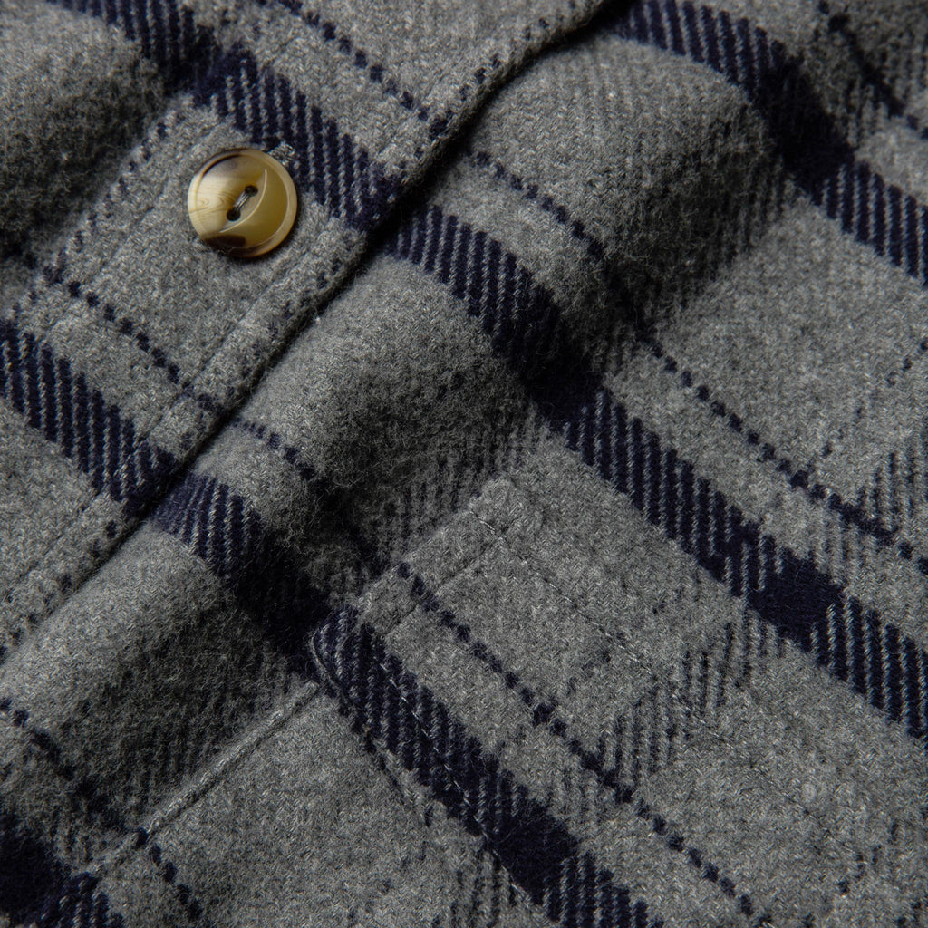 Ash Plaid Crater Shirt C425
