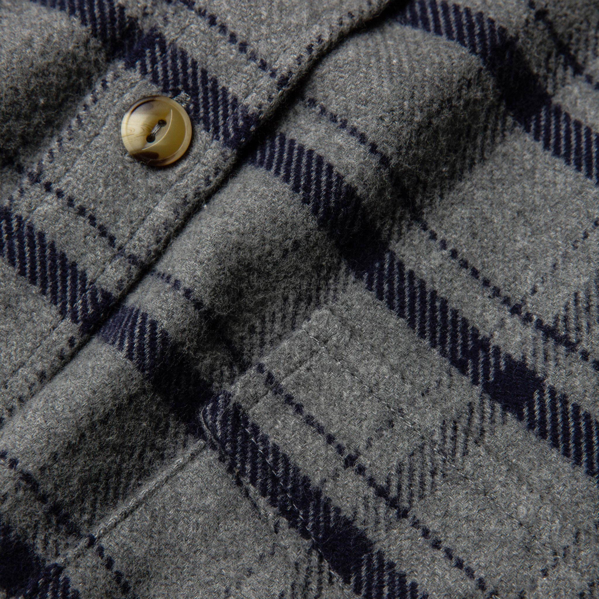 Ash Plaid Crater Shirt C425