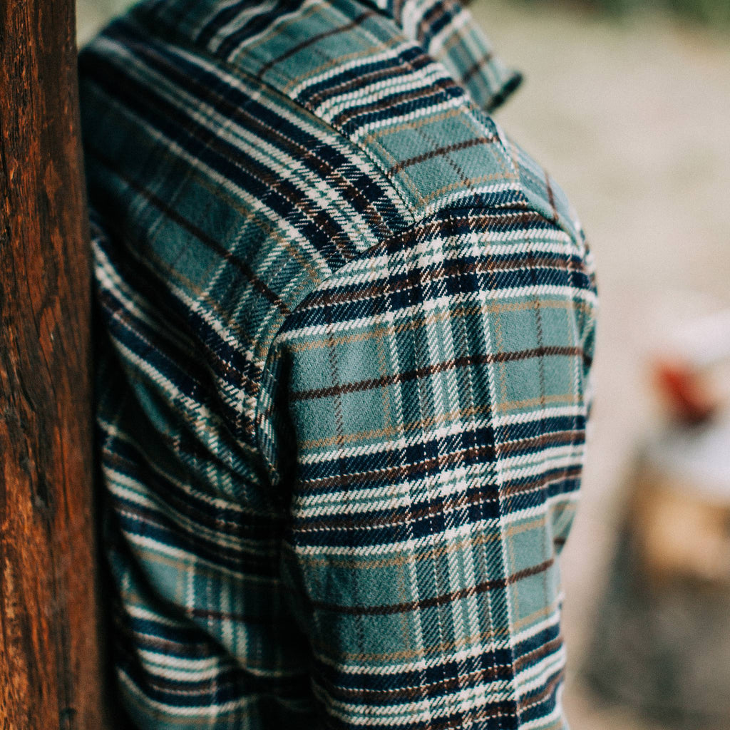 The Crater Shirt in Blue Plaid