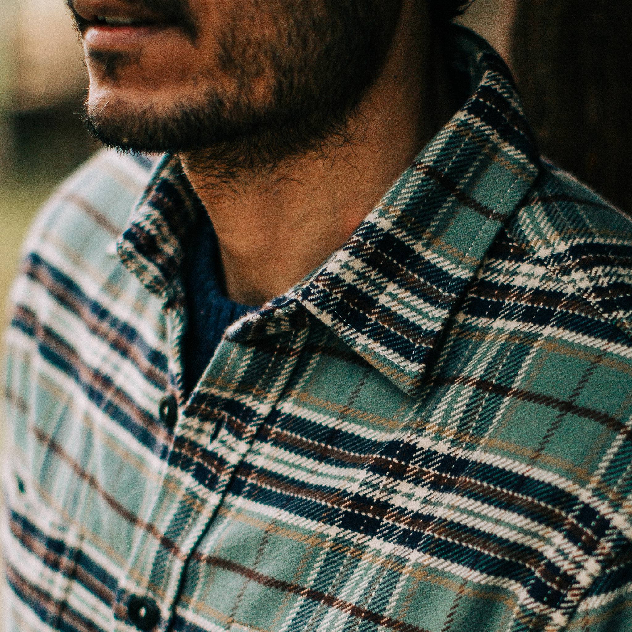 The Crater Shirt in Blue Plaid