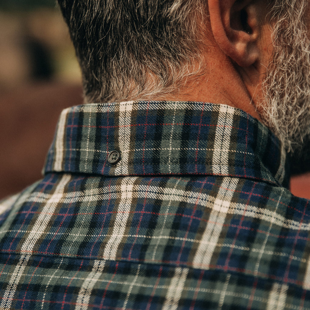 The Jack in Brushed Green Plaid