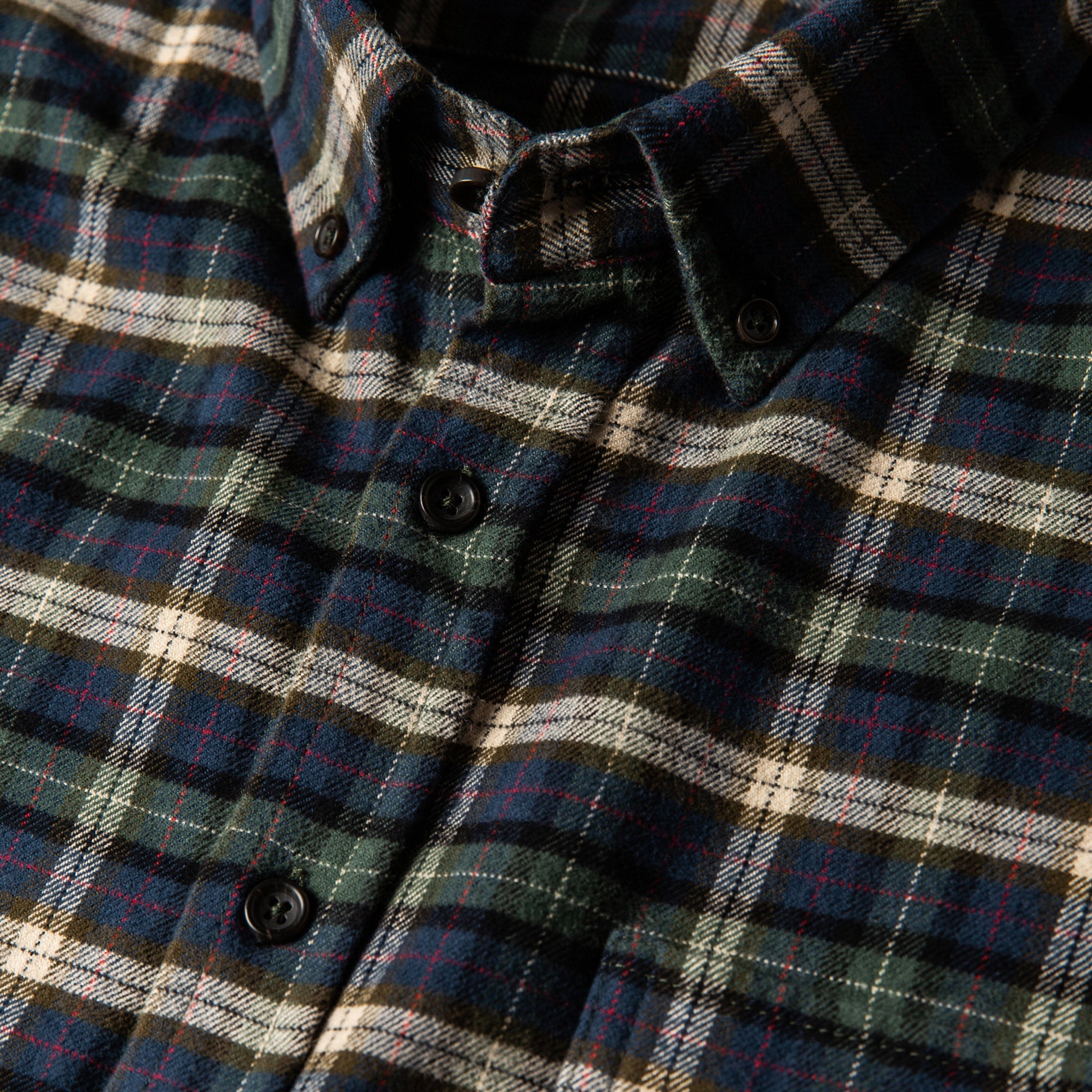 The Jack in Brushed Green Plaid