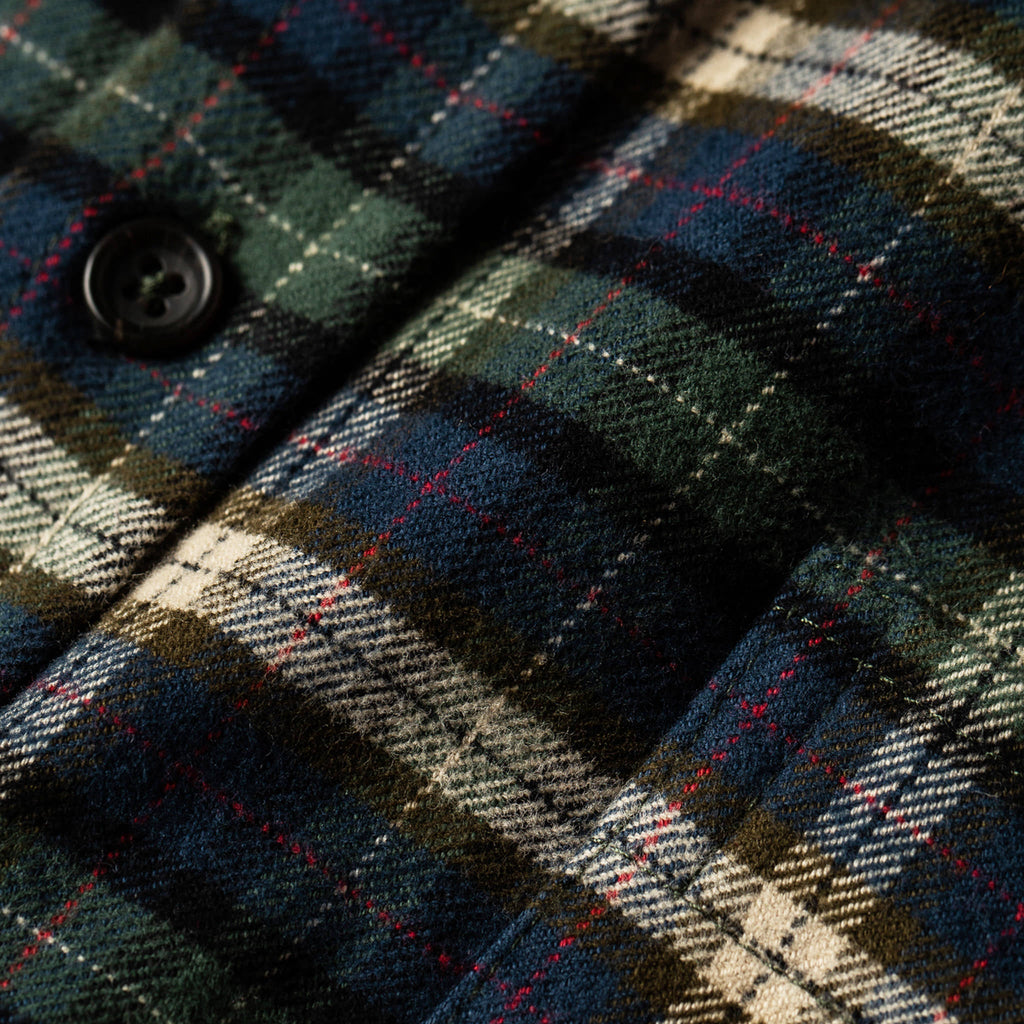 The Jack in Brushed Green Plaid
